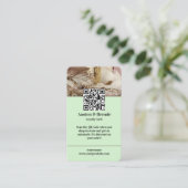 Visite Carte de fidélité - Design photo centré sur la bea (Debout devant)