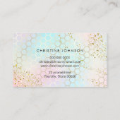 Visite carte de fidélité du logo du coeur (Dos)