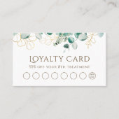 Visite Carte de fidélité Eucalyptus (Devant)