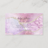 Visite Carte de fidélité Faux Pearlescent (Dos)