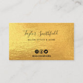 Visite Carte de fidélité Gold (Dos)