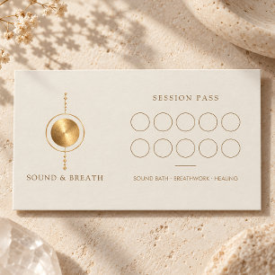Visite Carte de fidélité Gold Sound Healing & Breathwork