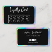 Visite Carte de fidélité Holographique Faux aux Frontière (Devant / Derrière)