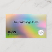 Visite Carte de fidélité Logo Personnalisée (Dos)