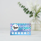 Visite carte de fidélité mermaid (Debout devant)