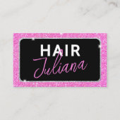 Visite Carte de fidélité moderne Chic Parties scintillant (Devant)