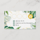 Visite Carte de fidélité moderne pour professionnels de l (Dos)