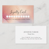 Visite Carte de fidélité moderne Salon & Spa (Devant / Derrière)