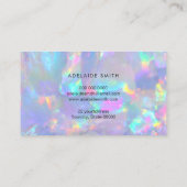 Visite carte de fidélité opal gemstone (Dos)