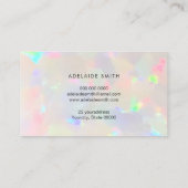 Visite carte de fidélité opal gemstone (Dos)