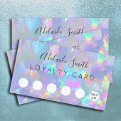 Visite carte de fidélité opal gemstone