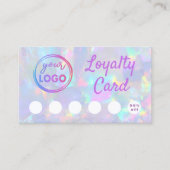 Visite carte de fidélité opal stone (Devant)