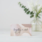 Visite Carte de fidélité Parties scintillant 10 clous Las (Debout devant)