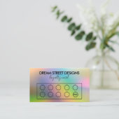 Visite Carte de fidélité personnalisée (Debout devant)