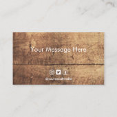 Visite Carte de fidélité personnalisée pour le grain de b (Dos)