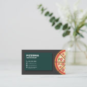 Visite Carte de fidélité Pizzeria Restaurant (Debout devant)