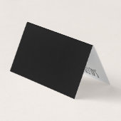 Visite carte de fidélité pliée de cheveux (Dos)