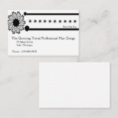 Visite Carte de fidélité pour concepteur de cheveux (Devant / Derrière)