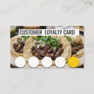 VISITE CARTE DE FIDÉLITÉ POUR TAQUERIA - CLIENT
