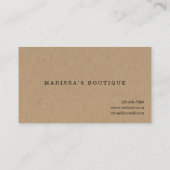 Visite Carte de fidélité professionnelle / carte de récom (Dos)