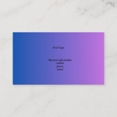 Visite Carte de fidélité professionnelle. Modifier le tex (Dos)