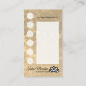 Visite Carte de fidélité professionnelle personnalisable (Dos)