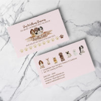 Carte de fidélité Promenade de chien Pink Punch Pa