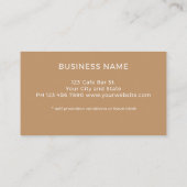 Visite Carte de Fidélité Récompense pour Logo Professionn (Dos)