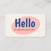 Visite Carte de fidélité Retro 10 Punch (Devant)