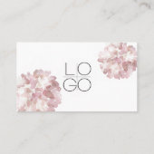 Visite Carte de fidélité rose Abstraite Fleurs d'aquarell (Dos)