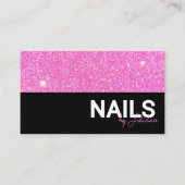 Visite Carte de fidélité Salon de beauté Parties scintill (Devant)