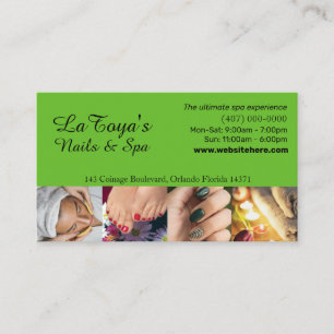 Visite Carte de fidélité Salon/Spa/Nails Modèle