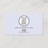 Visite Carte de fidélité Spa du salon de Parties scintill (Dos)