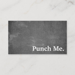 Visite Carte de Fidélité Tableau Noir Minimaliste Moderne