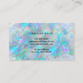 Visite carte de fidélité texture opale (Dos)