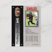 Visite Carte de football (Dos)