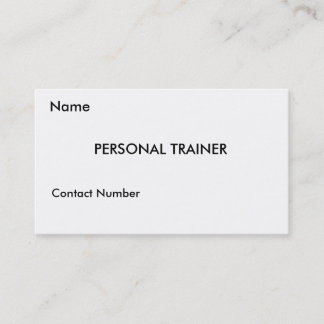 VISITE CARTE DE FORMATION PERSONNELLE