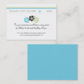 Visite Carte de garde d'enfants pour Mariage (Devant / Derrière)