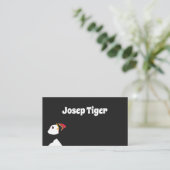 Visite carte de gardien de zoo funy (Debout devant)