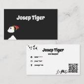 Visite carte de gardien de zoo funy (Devant / Derrière)