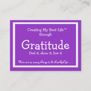 Visite Carte de gratitude