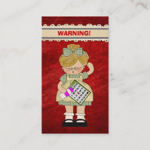 Visite Carte de griffonnage de bande dessinée d'amusemen