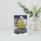 Visite Carte de hockey Goalie (Debout devant)