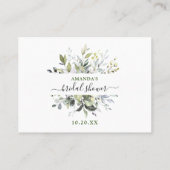 Visite Carte de jeu Elegant Eucalyptus pour deviner combi (Dos)