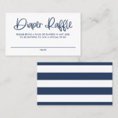 Visite Carte de jonction bleu moderne calligraphie de cou (Devant / Derrière)