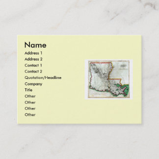 Visite Carte de la Louisiane et drapeau d'état