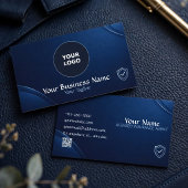 Visite Carte de l'agent d'assurance professionnel