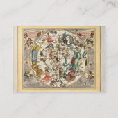 Visite Carte de l'étoile zodiaque céleste du ciel de la c (Dos)