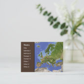 Visite Carte de l'Europe, personnalisable ! (Debout devant)