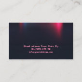 Visite Carte de l'industrie automobile avec effet dégradé (Dos)